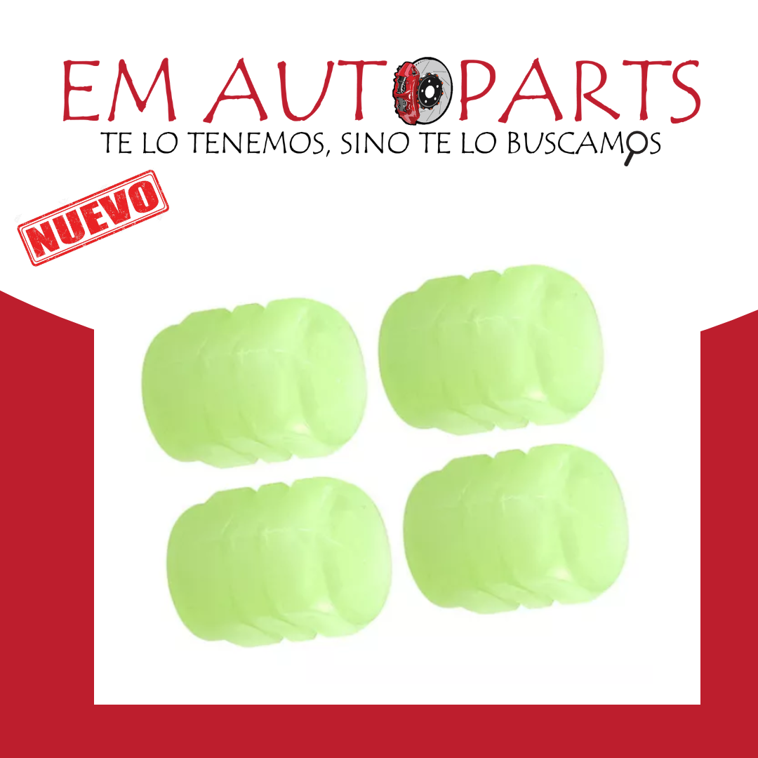 Tapas De Valvula De Neumatico Luminosas Para Coche